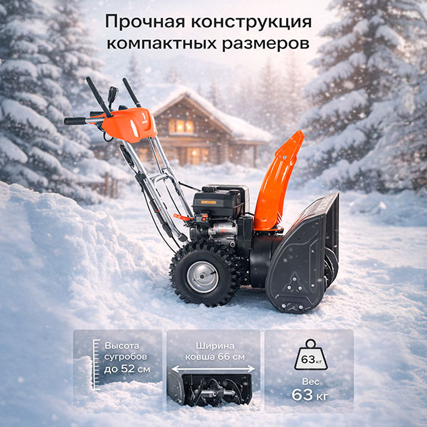 Трактор YARD FOX BASIC 6652E	 - Компактная, но прочная конструкция